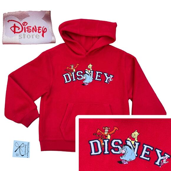 SOLDDisney Store Winnie the Pooh and Friends Hoodie Kids Sz L (Missing size tag) - Picture 1 of 3